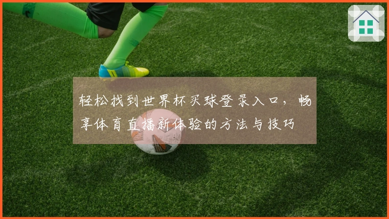 轻松找到世界杯买球登录入口，畅享体育直播新体验的方法与技巧